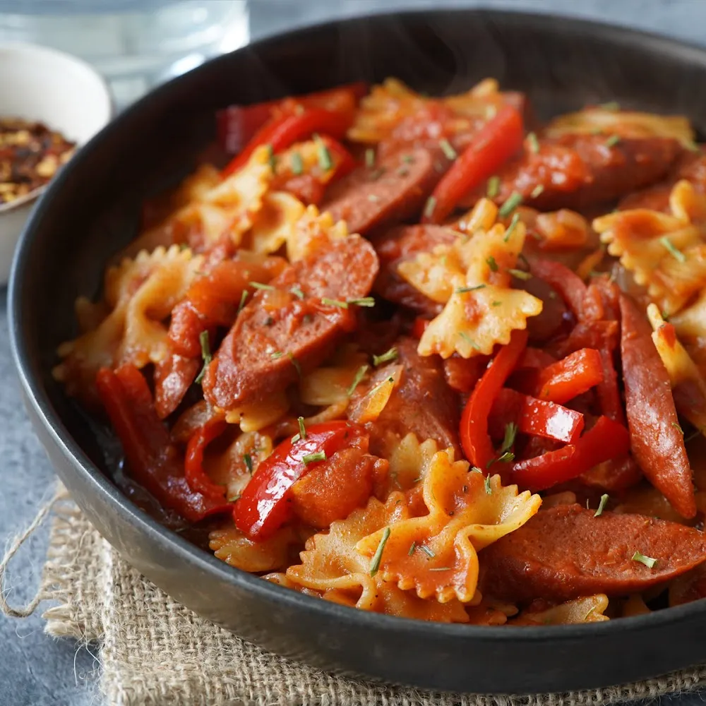 Sausage & Peppers Farfalle